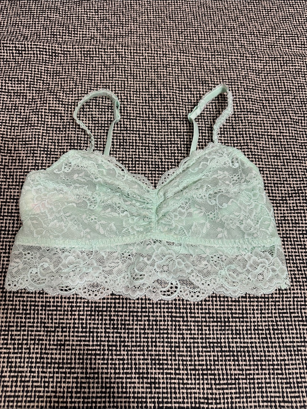 Victoria's Secret Mint Lace Bralette